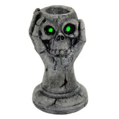 Light Up Skull Hand Candy Holder Halloween Decoration Grey 29cm 9 Light Up Skull Hand Candy Holder Halloween Decoration Grey 29cm -Halloween Supply Store XS7494 1 opt