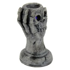 Light Up Skull Hand Candy Holder Halloween Decoration Grey 29cm 10 Light Up Skull Hand Candy Holder Halloween Decoration Grey 29cm -Halloween Supply Store XS7494 2 opt