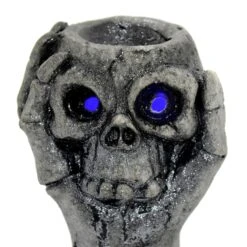 Light Up Skull Hand Candy Holder Halloween Decoration Grey 29cm 11 Light Up Skull Hand Candy Holder Halloween Decoration Grey 29cm -Halloween Supply Store XS7494 5 opt