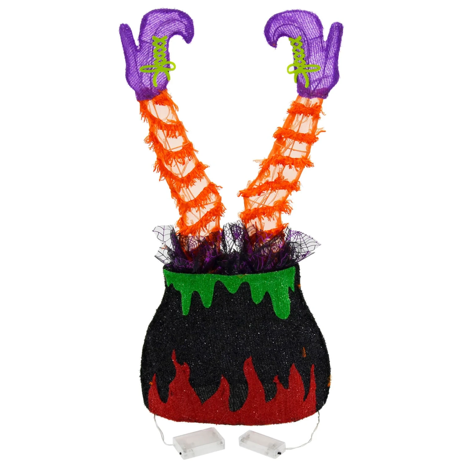 Light Up Witch Legs In Cauldron Halloween Decoration 72cm 7 Light Up Witch Legs In Cauldron Halloween Decoration 72cm - Image 5