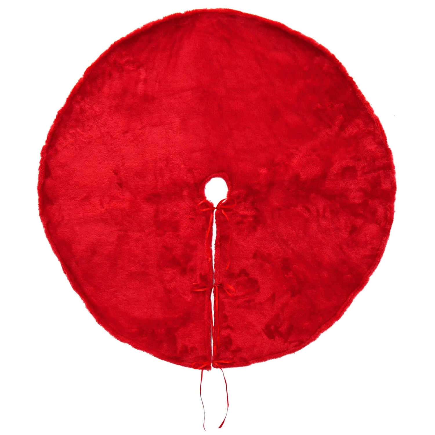 Christmas Tree Skirt Faux Fur Fabric Cover Base Decoration 1m 10 Christmas Tree Skirt Faux Fur Fabric Cover Base Decoration 1m - Image 8