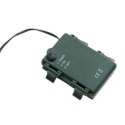 Christmas Wreath Pre-Lit Silver Gold Leaf Berries 60cm (2ft) -Halloween Supply Store XS BatteryPack 1600 1 33903.1539340303.1100.1100