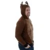 Mens Novelty Rudolph Overhead Hoody Knitted Christmas Jumper