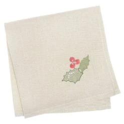 Holly Leaf Fabric Tablecloths / Napkins Xmas Decoration -Halloween Supply Store d90fa621 ea88 401f 871e 60ec8548d49e