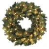 Christmas Wreath Pre-Lit Luxury Artificial Green Pine Tips -Halloween Supply Store e0a335c0 a4e5 4c9c a083 60a087afc91d