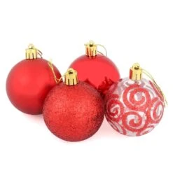 16 X 6cm Christmas Tree Baubles Swirl Matte Glitter Mirrored -Halloween Supply Store e3665a1b f55c 4803 91ca 1eb51081f551
