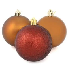 9 X 8cm Christmas Tree Baubles Matte Glitter Mirrored Styles -Halloween Supply Store f45f26f1 caad 4ecc b358 46fea4e6412c