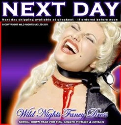 Smiffys HALLOWEEN FANCY DRESS # SLASH THROAT SPECIAL EFFECTS INC FAKE BLOOD