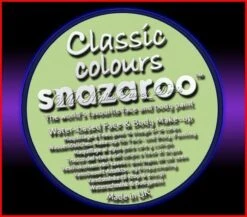 SNAZAROO 50 FACE PAINT 18ML POT PALE GREEN