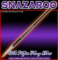 SNAZAROO FACE PAINT BLACK FINE ROUND BRUSH