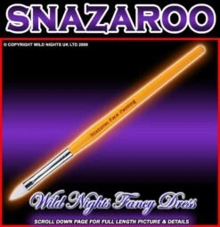 SNAZAROO FACE PAINT YELLOW MEDIUM FLAT BRUSH