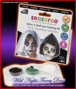 SNAZAROO GHOST PACK FACE PAINT THEME PACK