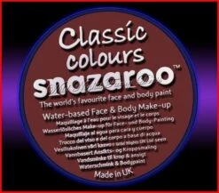 SNAZAROO PROFESSIONAL FACE PAINT 30ML TUB MAROON