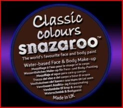 SNAZAROO PROFESSIONAL FACE PAINT 75ML POT DARK BROWN