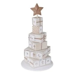 24 Drawer Christmas Wooden Advent Calendar Xmas Decoration -Halloween Supply Store xs4504 1600 1 60583.1493711582.1100.1100