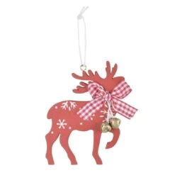 Set Of 6 Reindeer Christmas Tree Decorations Wooden Boxed -Halloween Supply Store xs4518 1600 1 43091.1499422379.1100.1100